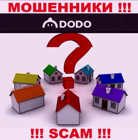 Официальный адрес регистрации Dodo Ex у них на официальном информационном сервисе не засвечен, тщательно прячут информацию