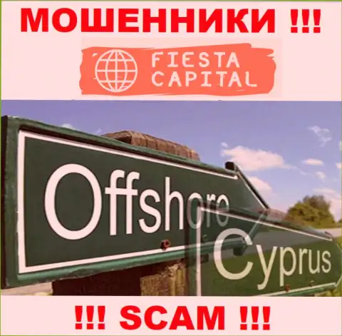 Оффшорные internet-мошенники FiestaCapital скрываются вот тут - Cyprus