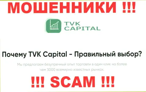 Broker - сфера деятельности, в которой прокручивают свои грязные делишки TVK Capital