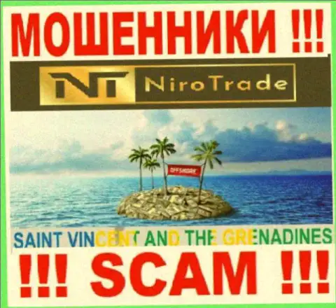 НироТрейд Ком осели на территории St. Vincent and the Grenadines и свободно воруют денежные активы