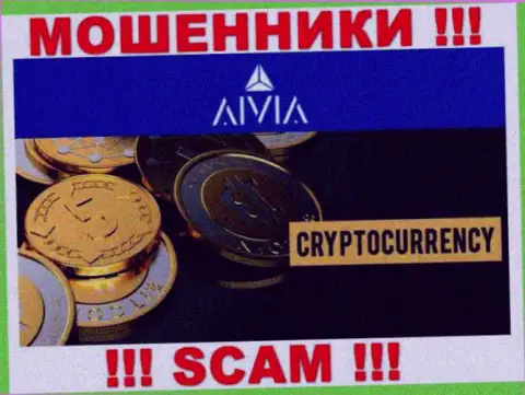 Aivia International Inc, прокручивая свои делишки в сфере - Crypto trading, кидают наивных клиентов