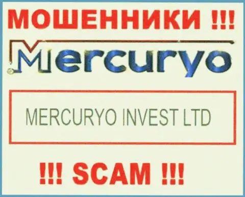 Юридическое лицо Меркурио Ко - это Mercuryo Invest LTD, такую инфу оставили шулера у себя на сервисе