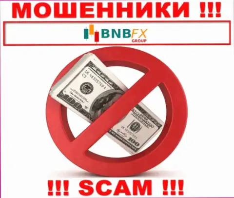 Если ждете доход от работы с конторой BNB FX, то не дождетесь, указанные интернет-жулики облапошат и вас