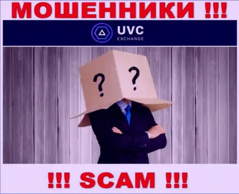 Не работайте с internet-обманщиками UVC Exchange - нет инфы об их прямом руководстве