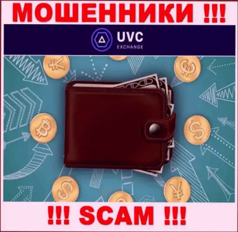 Крипто кошелек - конкретно в данном направлении предоставляют услуги воры UVCExchange Com