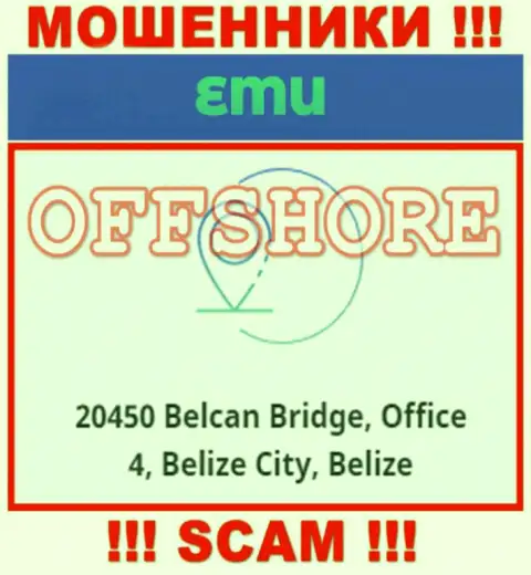 Контора ЕМ-Ю Ком находится в оффшорной зоне по адресу 20450 Belcan Bridge, Office 4, Belize City, Belize - однозначно мошенники !!!