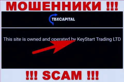 Воры TBX Capital не скрывают свое юридическое лицо - это KeyStart Trading LTD