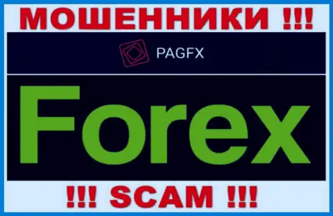 PagFX обувают клиентов, орудуя в области - FOREX