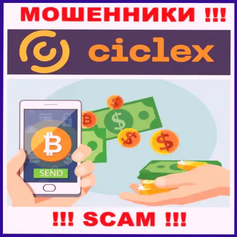 Ciclex не внушает доверия, Криптовалютный обменник - это то, чем заняты эти internet-мошенники