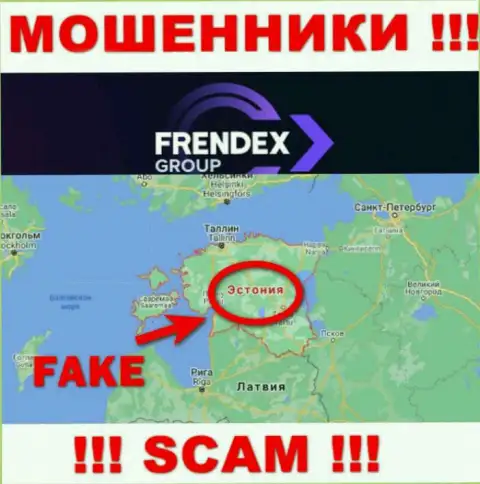 На сайте Френдекс вся информация касательно юрисдикции липовая - однозначно мошенники !!!