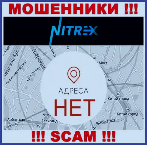 Nitrex не предоставили данные об адресе регистрации организации, будьте начеку с ними