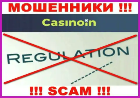 Сведения об регуляторе компании CasinoIn не отыскать ни у них на сайте, ни во всемирной сети