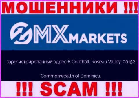 GMXMarkets - это ШУЛЕРА !!! Пустили корни в офшоре по адресу 8 Коптхолл, Розо Валлей, 00152 Содружество Доминики