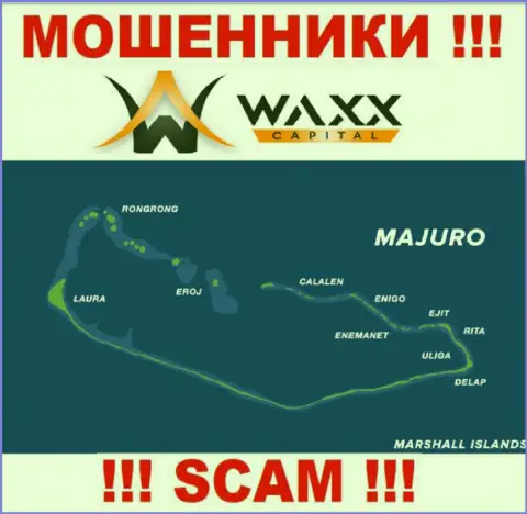 С internet-вором Waxx Capital не стоит работать, ведь они зарегистрированы в офшорной зоне: Majuro, Marshall Islands