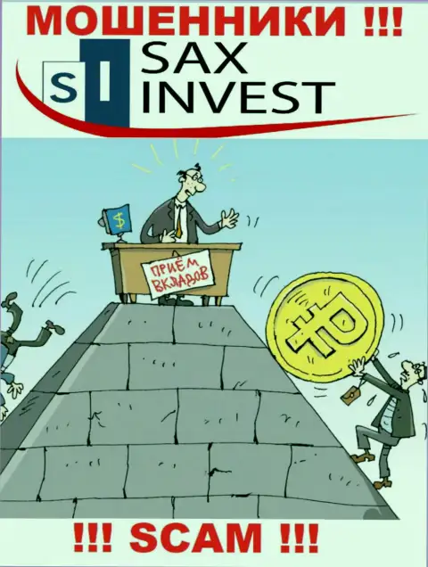 SaxInvest не вызывает доверия, Инвестиции - это именно то, чем промышляют данные мошенники