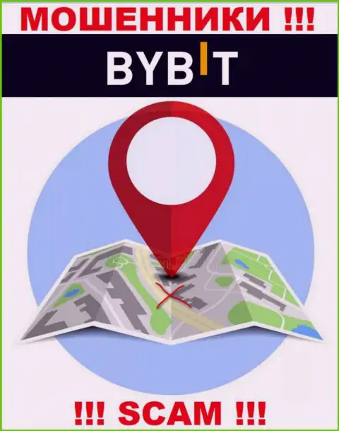 ByBit не представили свое местонахождение, на их информационном ресурсе нет данных об официальном адресе регистрации
