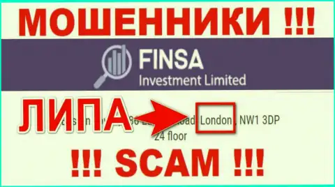 Финса Инвестмент Лимитед - это МОШЕННИКИ, надувающие доверчивых клиентов, оффшорная юрисдикция у компании ложная