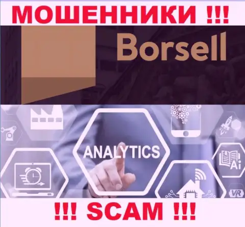 Разводилы Борселл, орудуя в сфере Analytics, грабят доверчивых клиентов