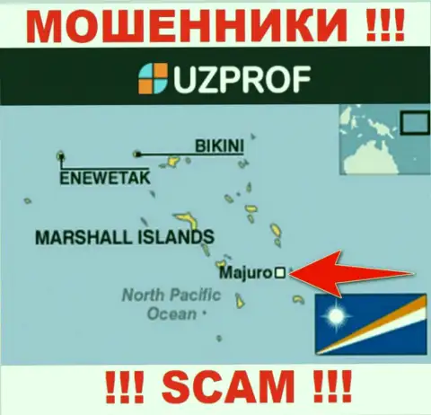 Отсиживаются internet-разводилы УзПроф в офшорной зоне  - Majuro, Marshall Islands, будьте крайне внимательны !