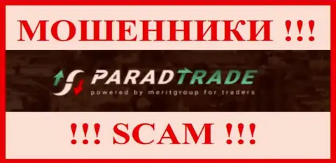 Логотип АФЕРИСТОВ ParadTrade Com