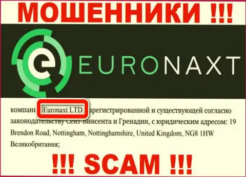 ЕвроНакст Лтд принадлежит конторе - Euronaxt LTD