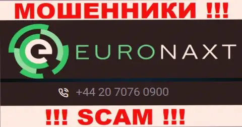 С какого номера телефона вас будут разводить звонари из организации EuroNaxt Com неизвестно, будьте внимательны