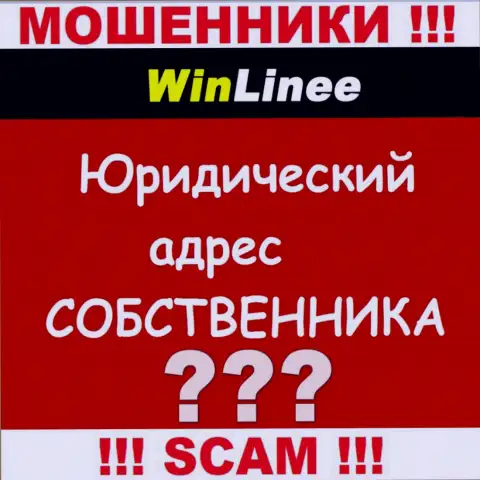 Намерены что-либо выяснить о юрисдикции компании WinLinee ??? Не получится, вся инфа скрыта