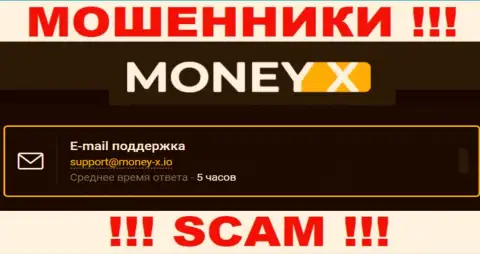 Не надо общаться с жуликами Money X через их е-майл, указанный на их веб-портале - ограбят