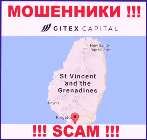 У себя на сайте GitexCapital написали, что они имеют регистрацию на территории - St. Vincent and the Grenadines