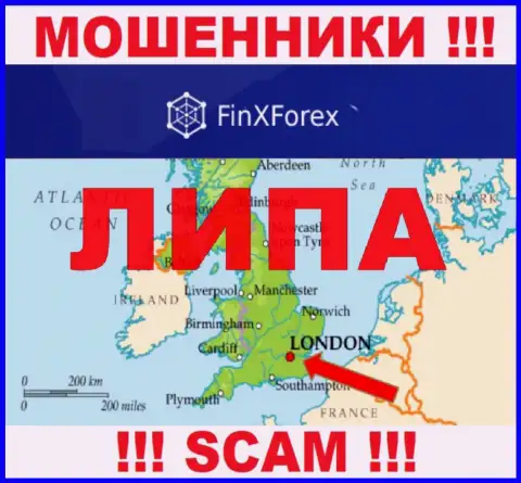 Ни одного слова правды относительно юрисдикции FinXForex Com на сайте компании нет - это кидалы
