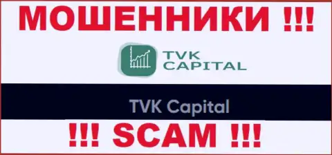TVK Capital - это юридическое лицо internet-мошенников TVK Capital