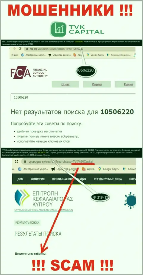 У конторы TVK Capital не предоставлены сведения о их номере лицензии - это коварные мошенники !!!