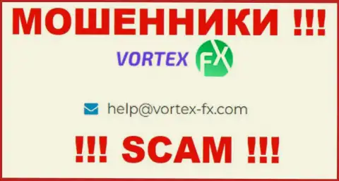 На web-сайте Vortex FX, в контактах, представлен е-майл данных интернет жуликов, не рекомендуем писать, сольют
