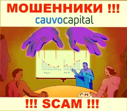 Довольно-таки опасно соглашаться сотрудничать с internet мошенниками Cauvo Capital, присваивают депозиты