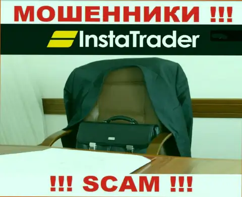 В конторе InstaTrader Net скрывают лица своих руководящих лиц - на официальном веб-сайте сведений не найти